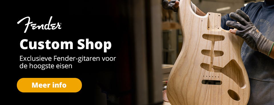 Ontdek nu Fender Custom Shop gitaren bij Musikhaus Kirstein